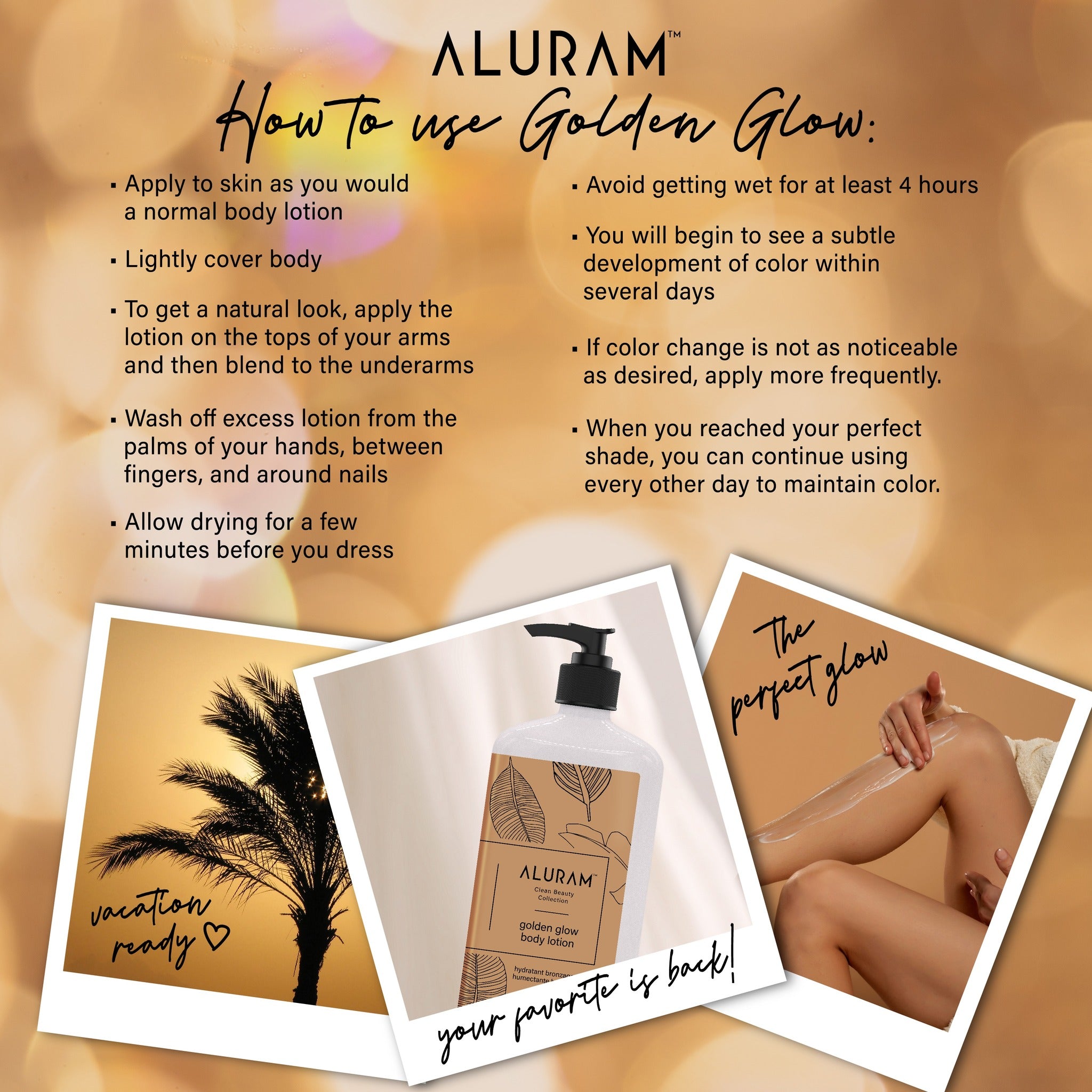 Aluram Golden Glow Body Lotion – HocusPocusHairStudio