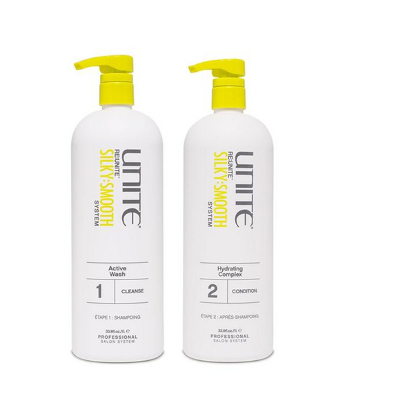 UNITE LITRE DUO - Re:Unite Silky:Smooth Shampoo & Conditioner