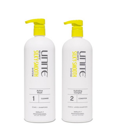 UNITE LITRE DUO - Re:Unite Silky:Smooth Shampoo & Conditioner